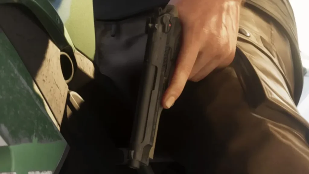 Weapons beretta 92fs pistol in gta 6 Weapons