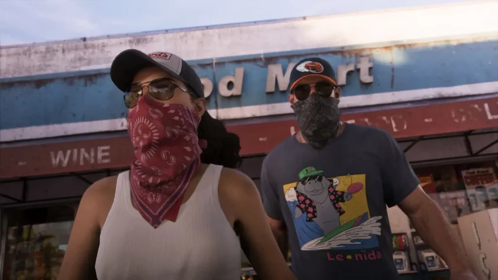 How Did Jason and Lucia Meet in GTA 6? Jason and Lucia Exiting Store How Did Jason and Lucia Meet in GTA 6?